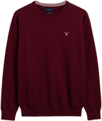 Cotton Wool C-Neck - Port Red
